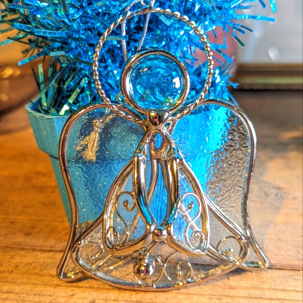 Stained Glass Angel Ornament /Sun Catcher